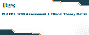 PHI FPX 3200 Assessment 1 Ethical Theory Matrix
