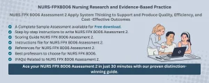 NURS FPX 8006 Assessment 2