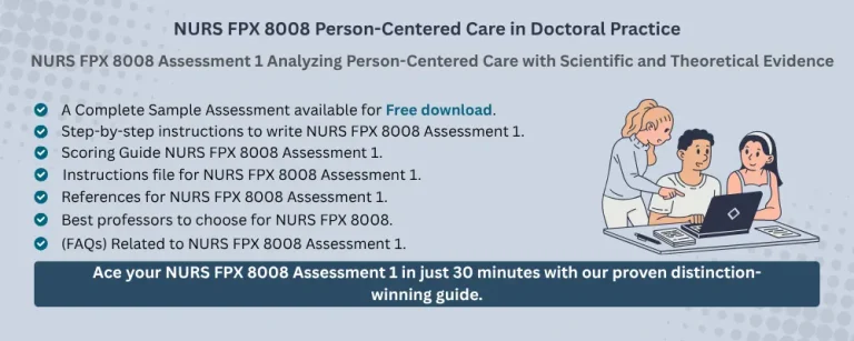NURS FPX 8008 Assessment 1