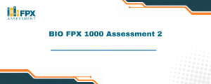 BIO FPX 1000 Assessment 2