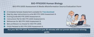 BIO FPX 1000 Assessment 6