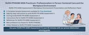 NURS FPX 6080 Assessment 4