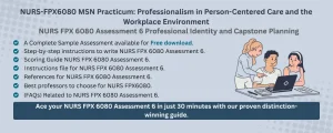 NURS FPX 6080 Assessment 6