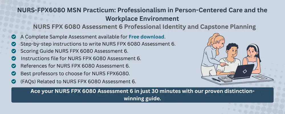 NURS FPX 6080 Assessment 6