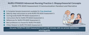 NURS FPX 6020 Assessment 3