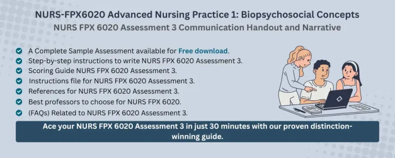 NURS FPX 6020 Assessment 3