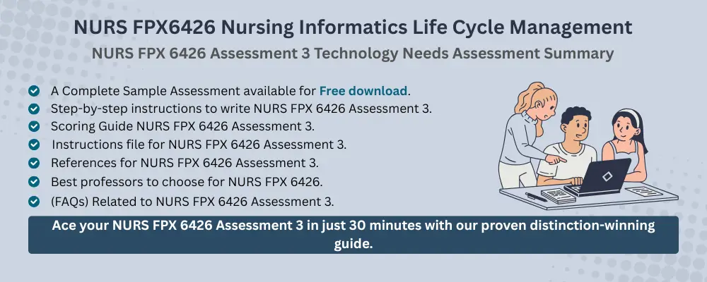 NURS FPX 6426 Assessment 3
