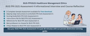 BUS FPX 3121 Assessment 4