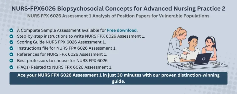 NURS FPX 6026 Assessment 1
