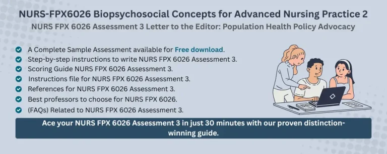 NURS FPX 6026 Assessment 3