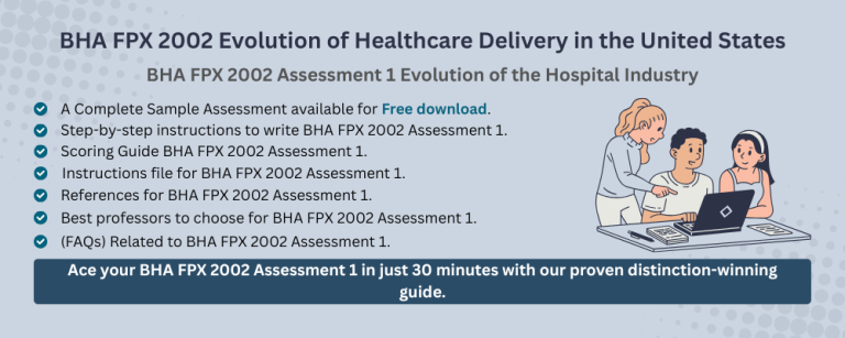 BHA FPX 2002 Assessment 1