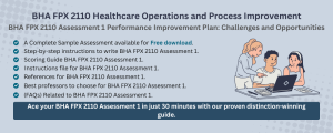 BHA FPX 2110 Assessment 1
