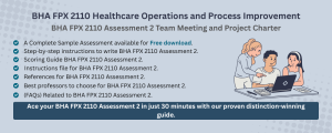 BHA FPX 2110 Assessment 2