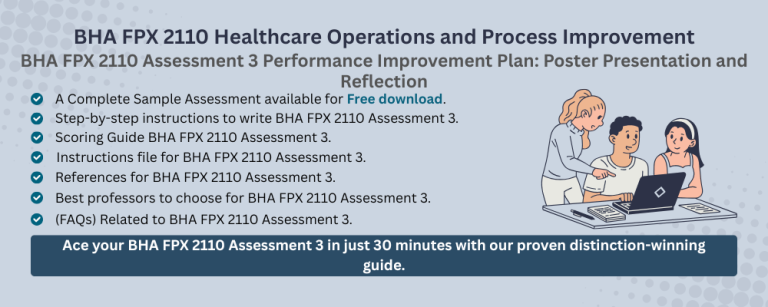 BHA FPX 2110 Assessment 3