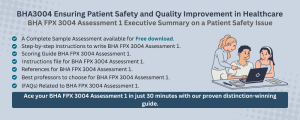 BHA FPX 3004 Assessment 1