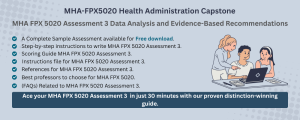 MHA FPX 5020 Assessment 3