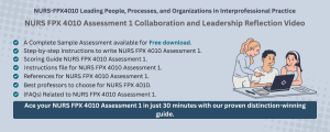 NURS FPX 4010 Assessment 1