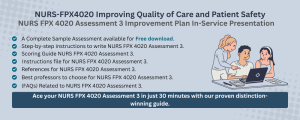 NURS FPX 4020 Assessment 3
