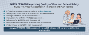 NURS FPX 4020 Assessment 4
