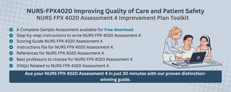 NURS FPX 4020 Assessment 4