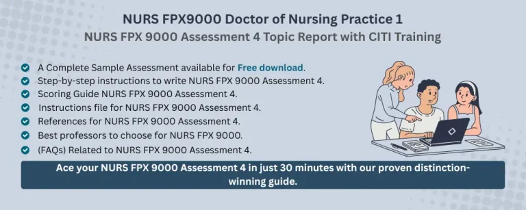 NURS FPX 9000 Assessment 4