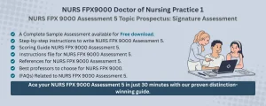 NURS FPX 9000 Assessment 5