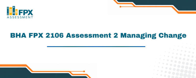 BHA FPX 2102 Assessment 4 Conflict Resolution in Healthcare
