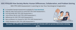 SOC FPX 1150 Assessment 1