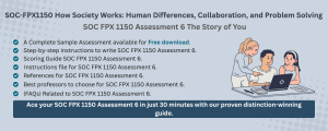 SOC FPX 1150 Assessment 6
